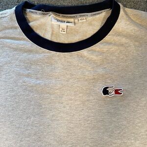 Lacoste Men's Sporting edition T-Shirt  3XL alligator red white blue